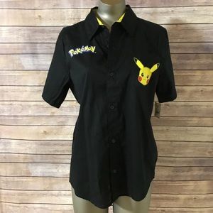 Pokémon button down. Youth XL. NWT